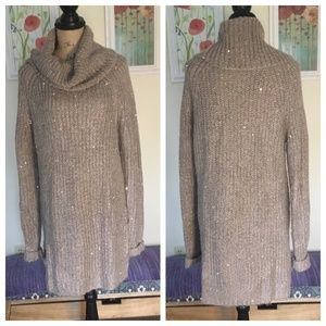 Mossimo Bling Cowlneck Tunic Sweater (XL)